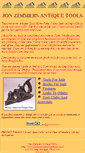 Mobile Screenshot of jonzimmersantiquetools.com